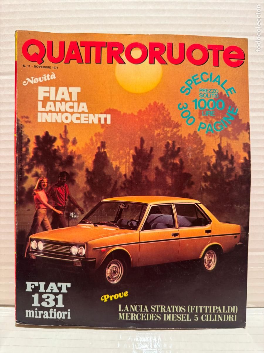 Coches: REVISTA COCHES QUATTRORUOTE 1972