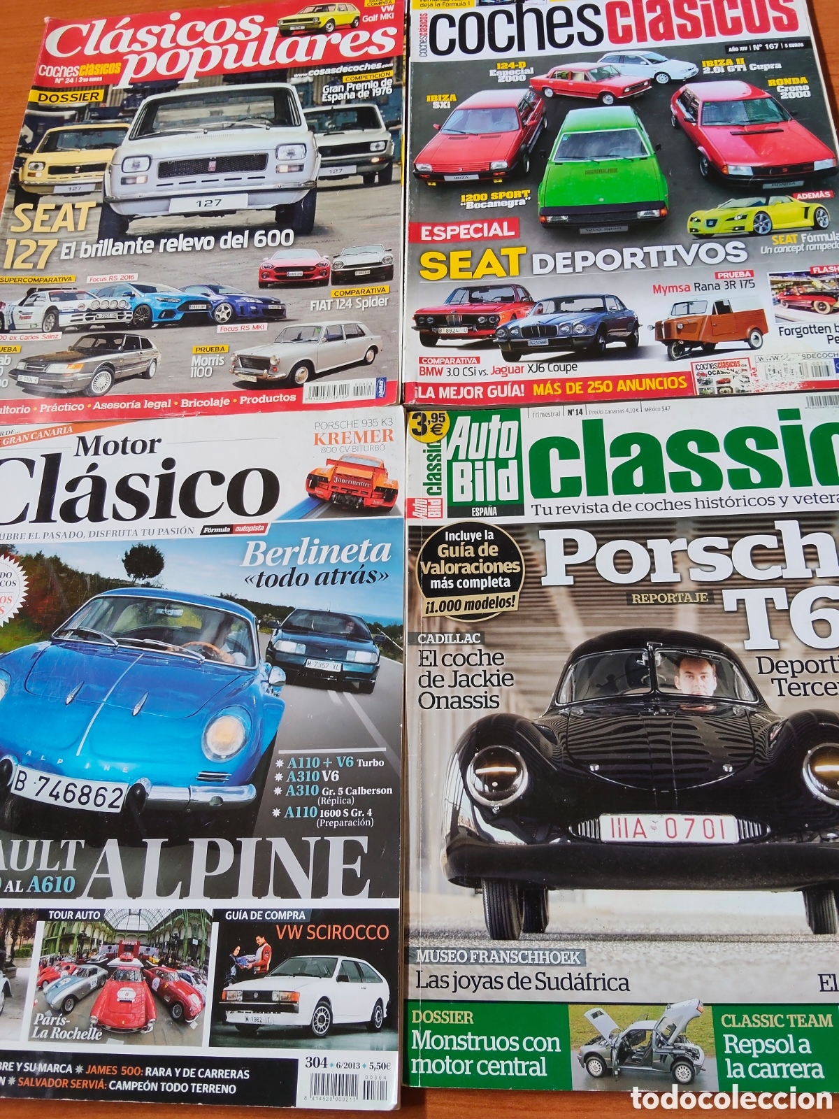 Coches: Revistas de coches cl&aacute;sicos.