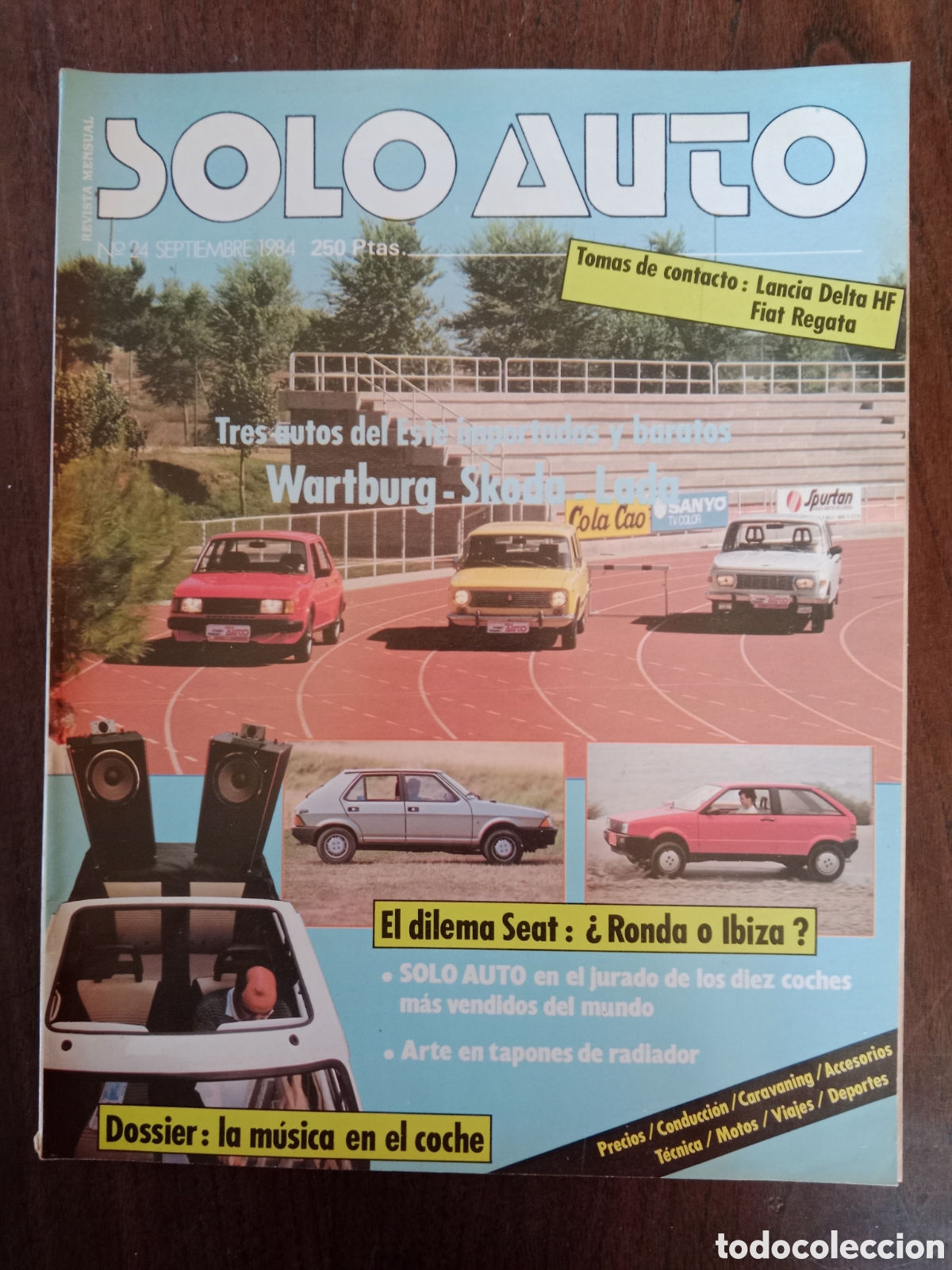 Coches: Revista solo auto n. 24 de 1984 autom&oacute;vil