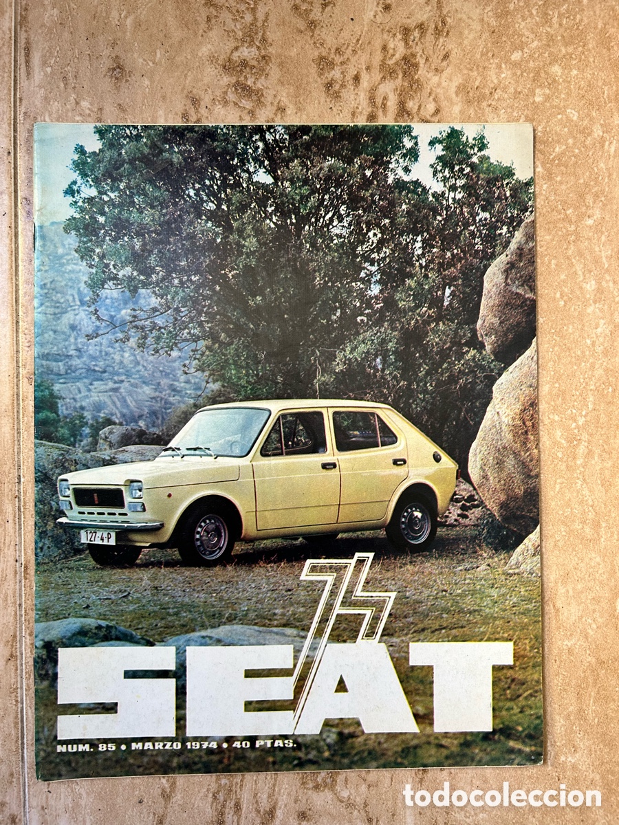 Coches: Revista Seat marzo 1974 n.85
