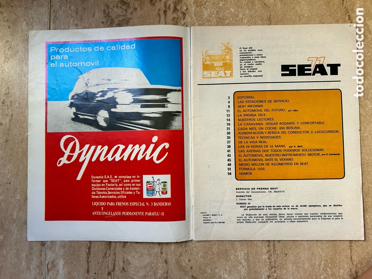 Coches: Revista Seat junio 1971 n.54 - Foto 2