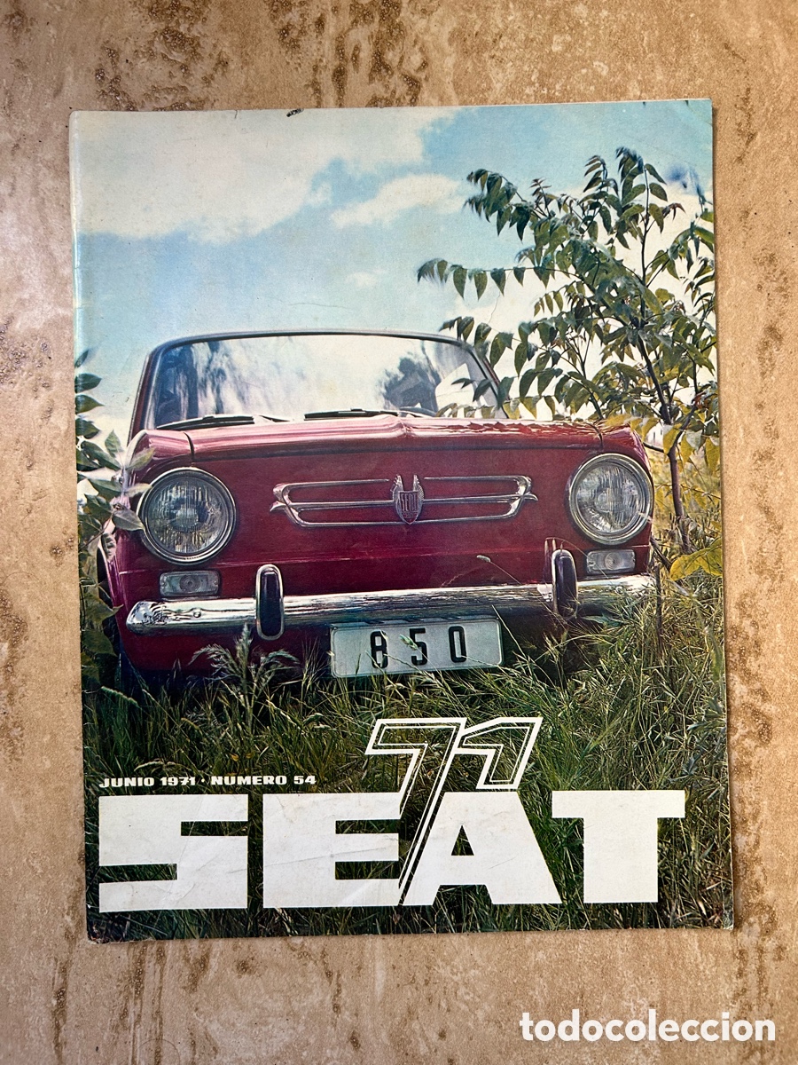 Coches: Revista Seat junio 1971 n.54