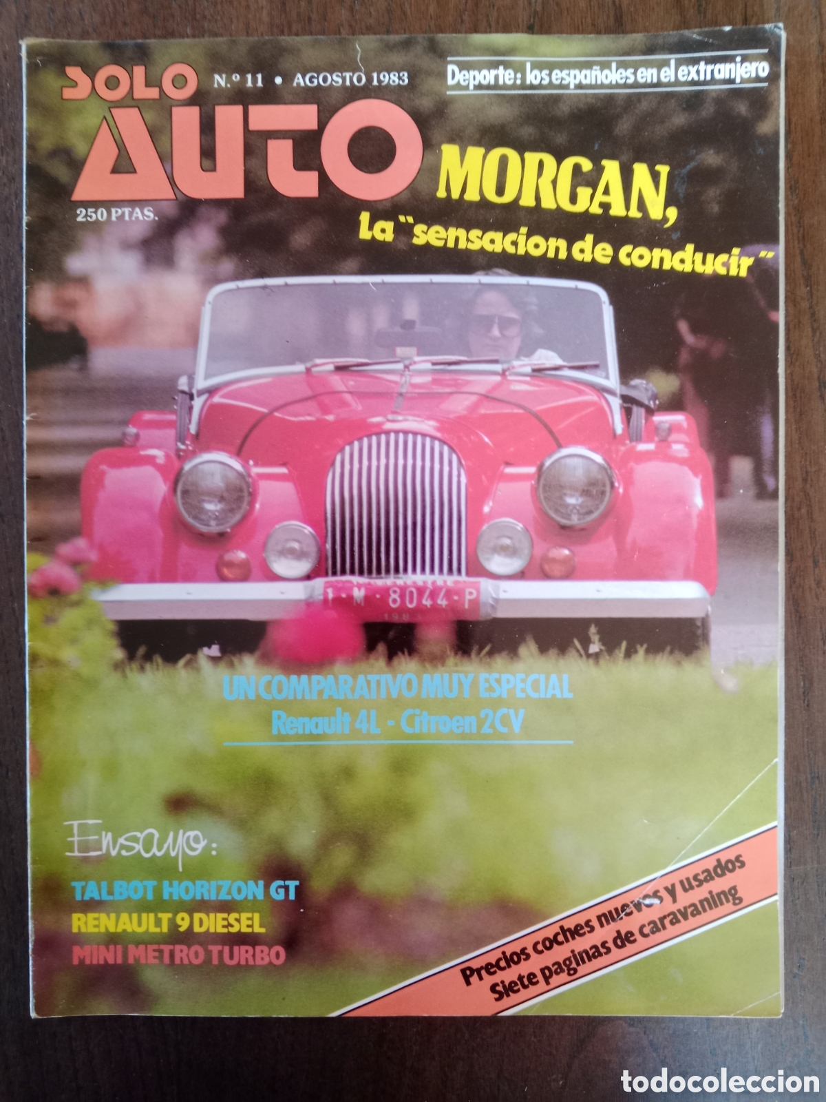 Coches: Revista solo auto n. 11 de 1983 autom&oacute;vil
