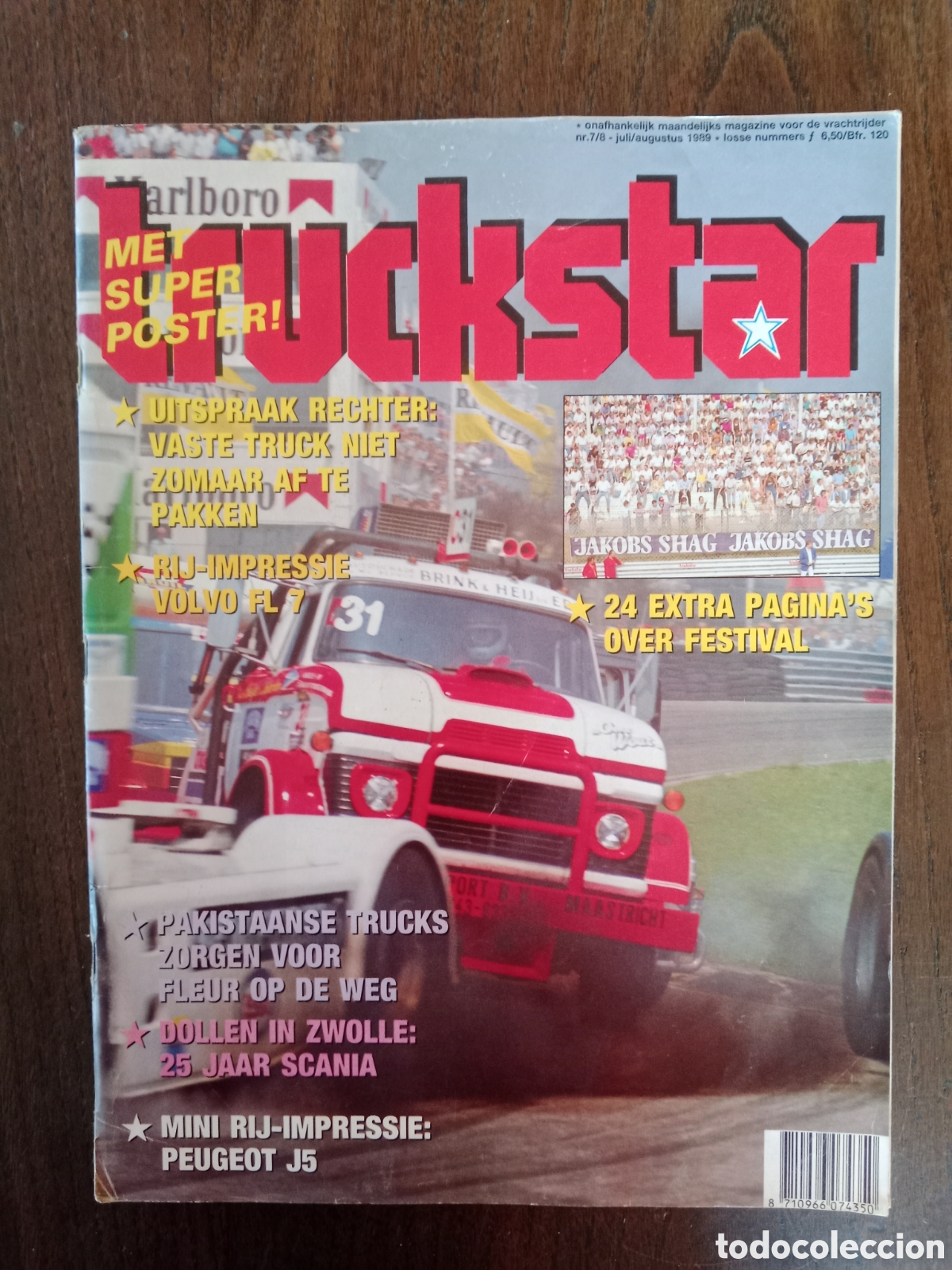Coches: Revista truckstar n. 7.8 de 1989 cami&oacute;n publicidad Pegaso