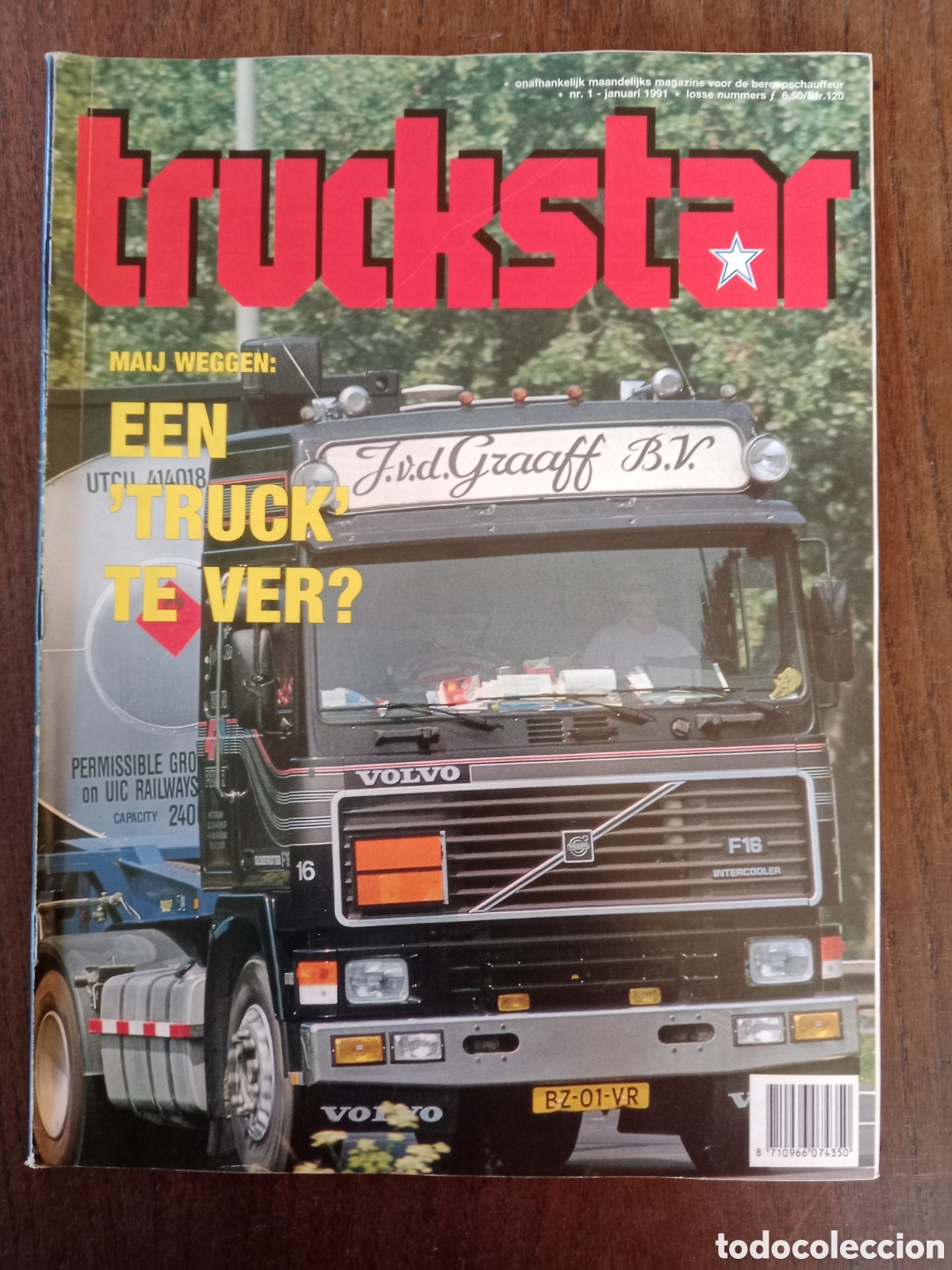Coches: Revista truckstar n. 1 de 1991 cami&oacute;n publicidad Pegaso
