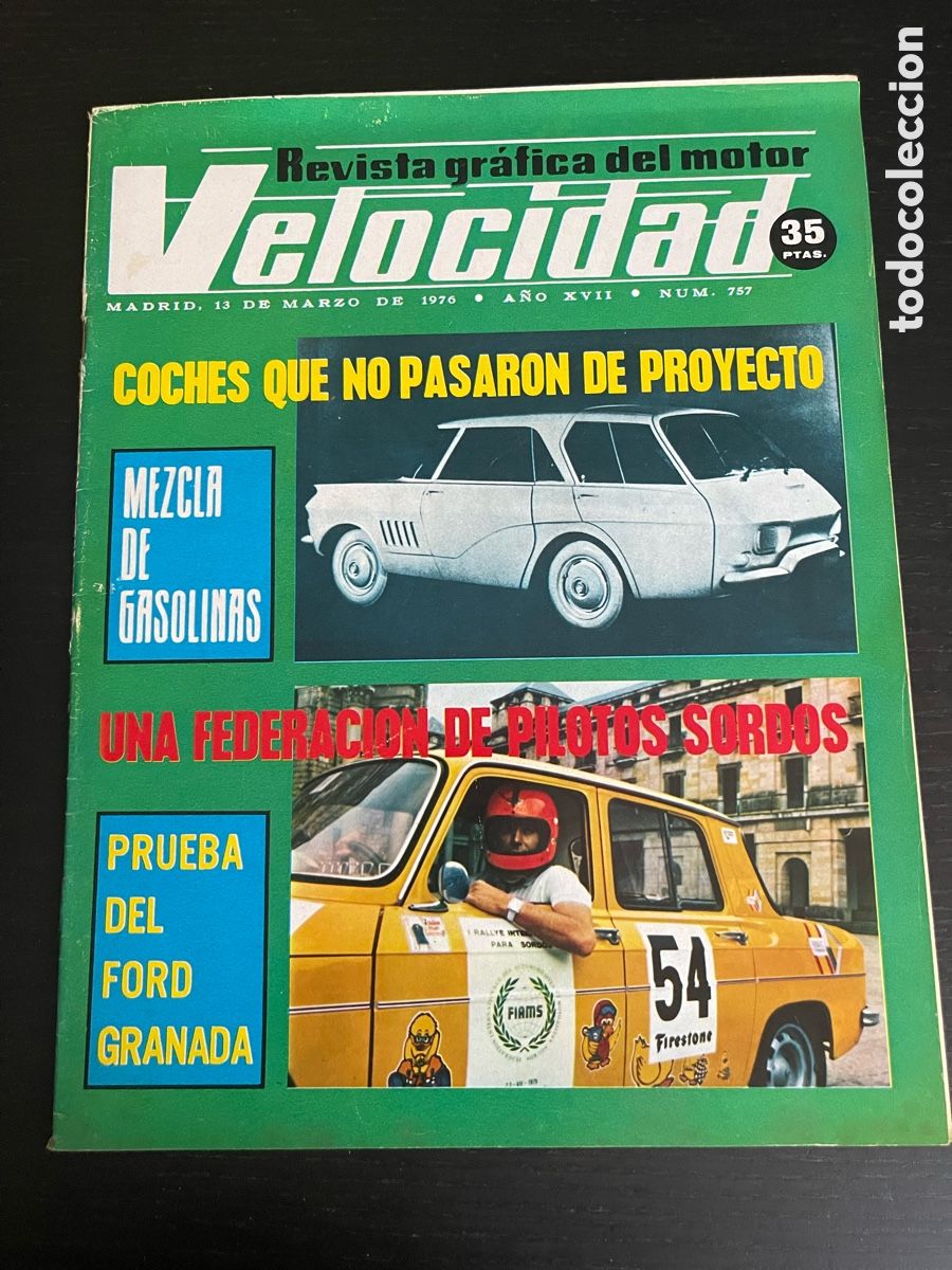 Coches: VELOCIDAD N&ordm; 757 - FORD GRANADA / GP SUDAFRICA FORMULA 1