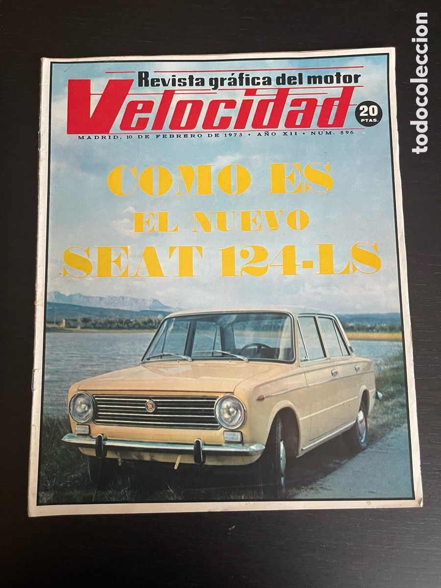 Coches: VELOCIDAD N&ordm; 596 - SEAT 124 LS COPA RENAULT 8 TS HISTORIA MATRA F1 RALLYE MONTECARLO MONTESA SCORPIO