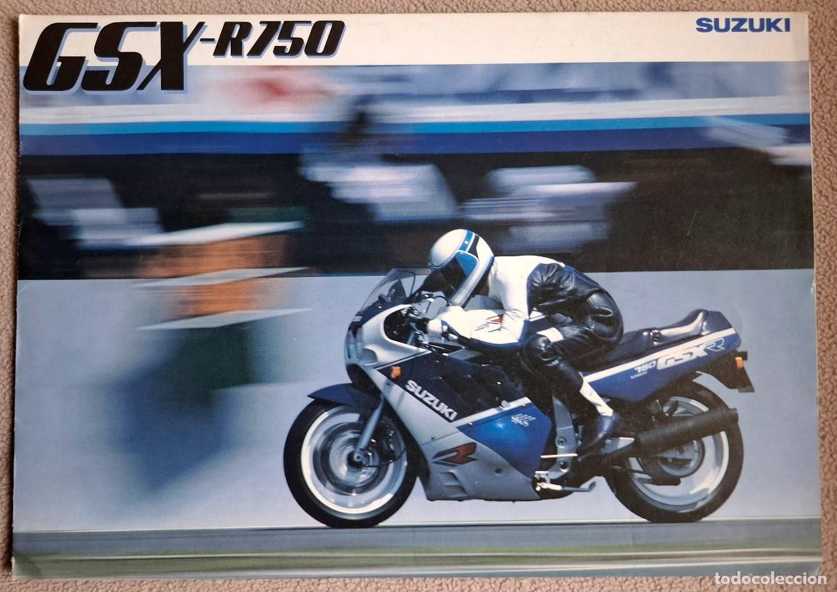 Coches: Cat&aacute;logo de concesionario Suzuki GSX-R 750