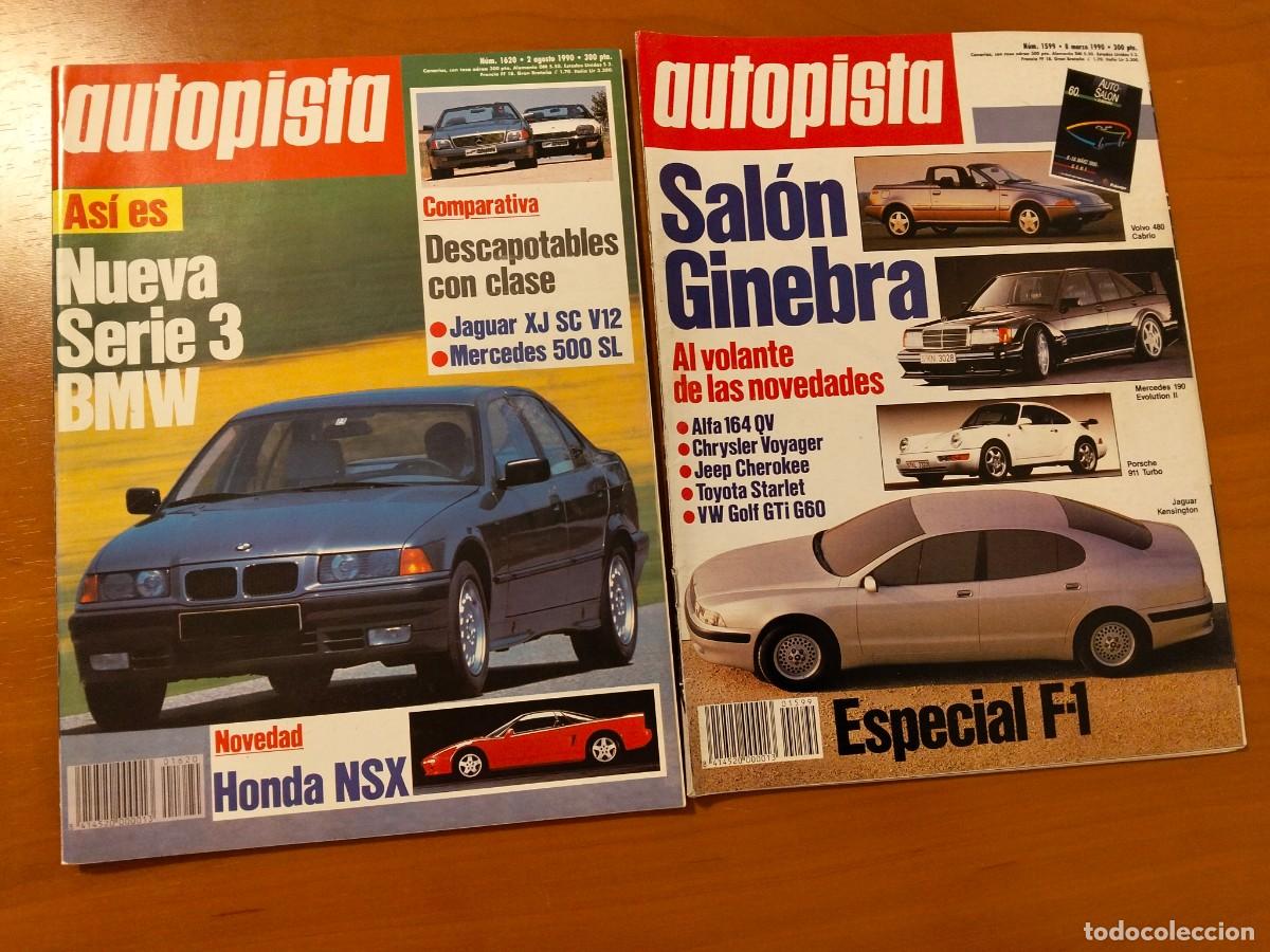 Coches: AUTOPISTA LOTE 22 REVISTAS ORIGINALES 1989-1993 PORSCHE FERRARI BMW AUDI PEUGEOT SEAT OPEL