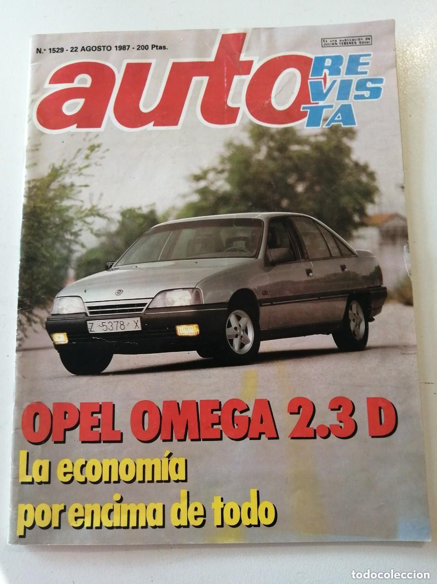 Coches: AUTO REVISTA. N&ordm; 1529, AGOSTO 1987.