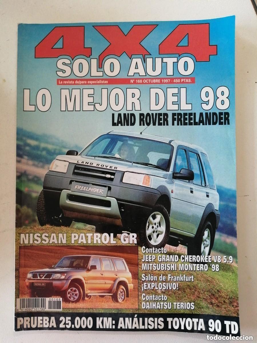 Coches: SOLO AUTO 4X4, REVISTA DE COCHES. N&ordm; 168, OCTUBRE 1997.