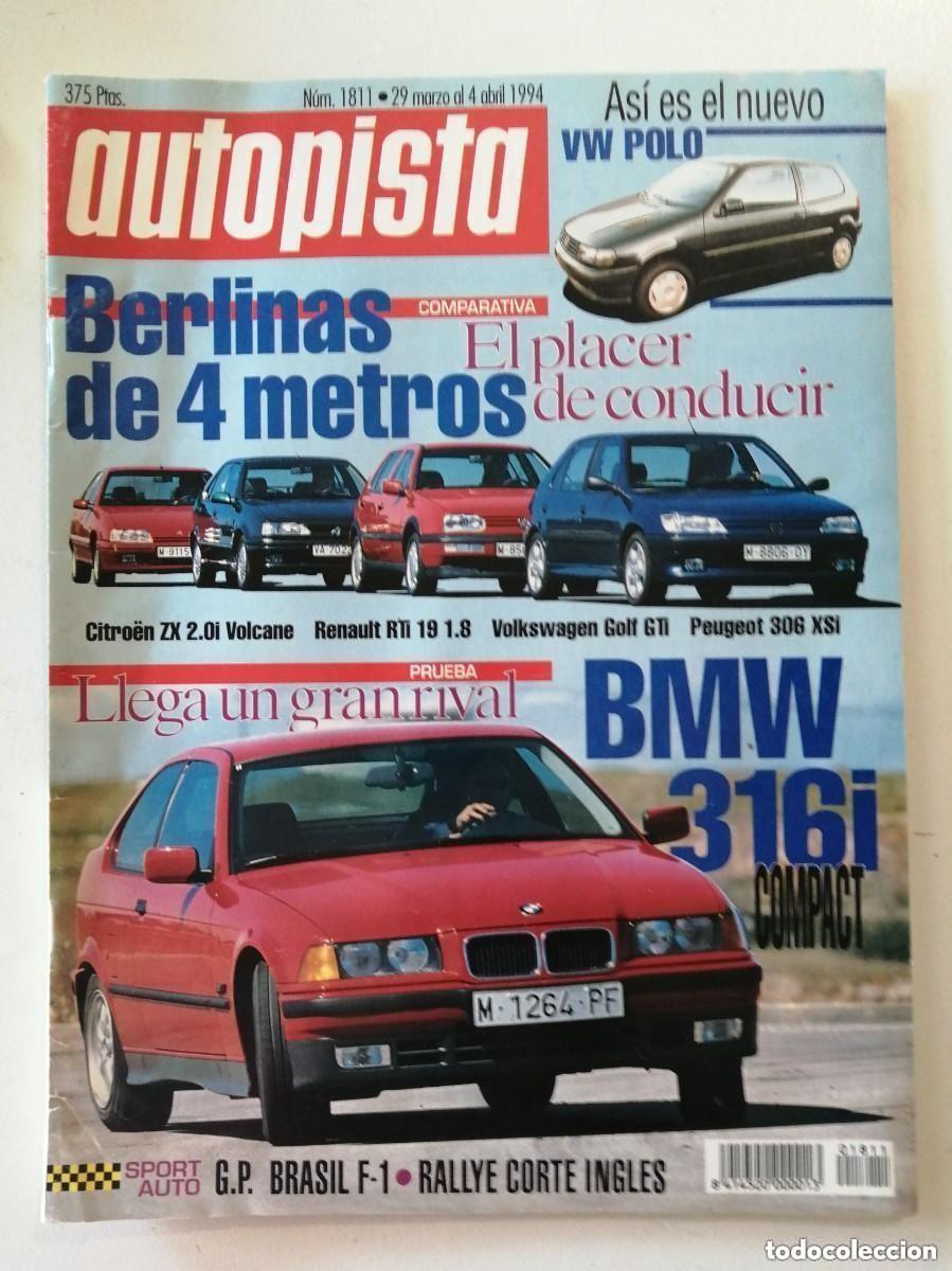 Coches: AUTOPISTA, REVISTA DE COCHES A&Ntilde;O 1994. N&ordm;1811
