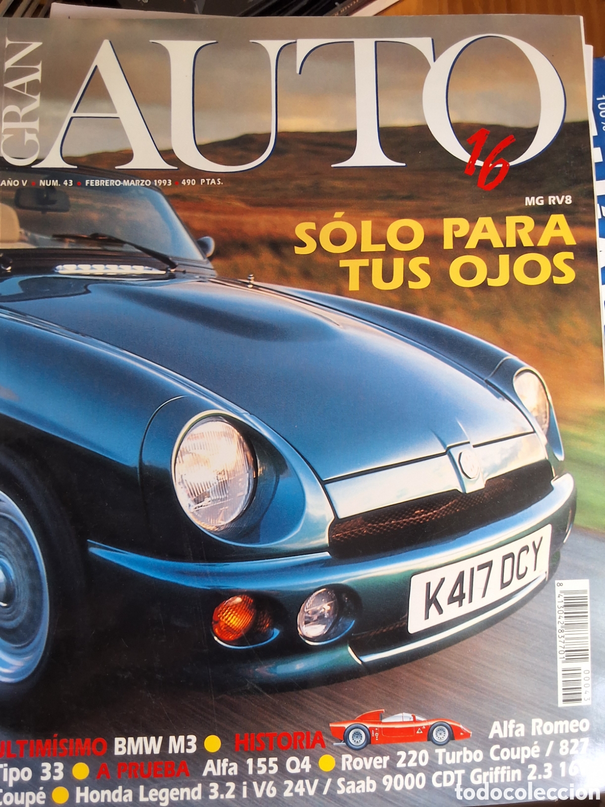 Coches: Gran auto 16 revista coches n&uacute;mero 43 a&ntilde;o 1993/2