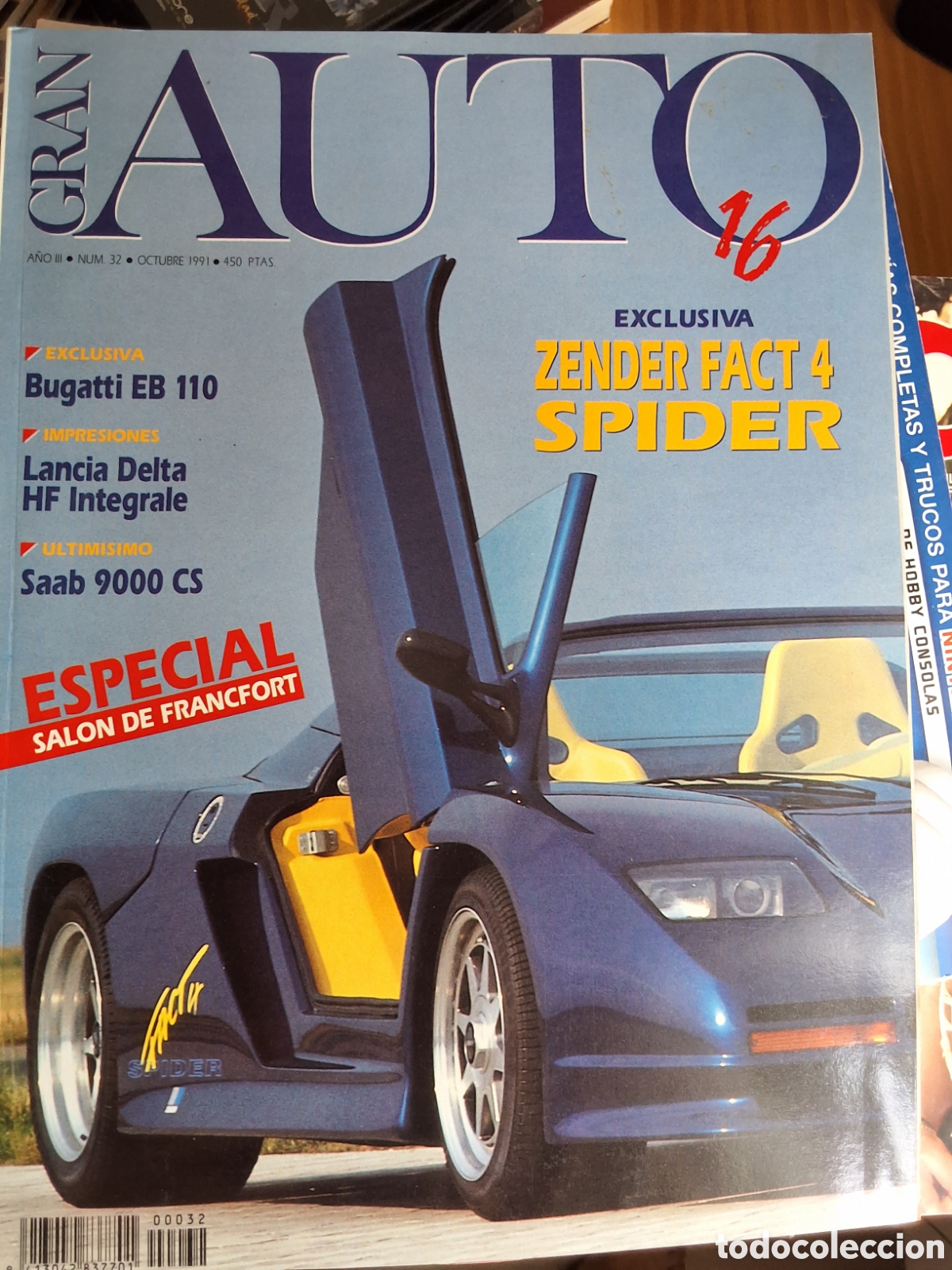 Coches: Gran auto 16 revista coches n&uacute;mero 32 a&ntilde;o 1991/10