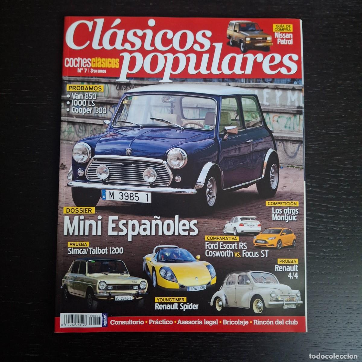 Coches: CLASICOS POPULARES N&ordf; 7 - AUTHI MINI VAN FORD COSWORTH RENAULT SPIDER SIMCA 1200 NISSAN PATROL