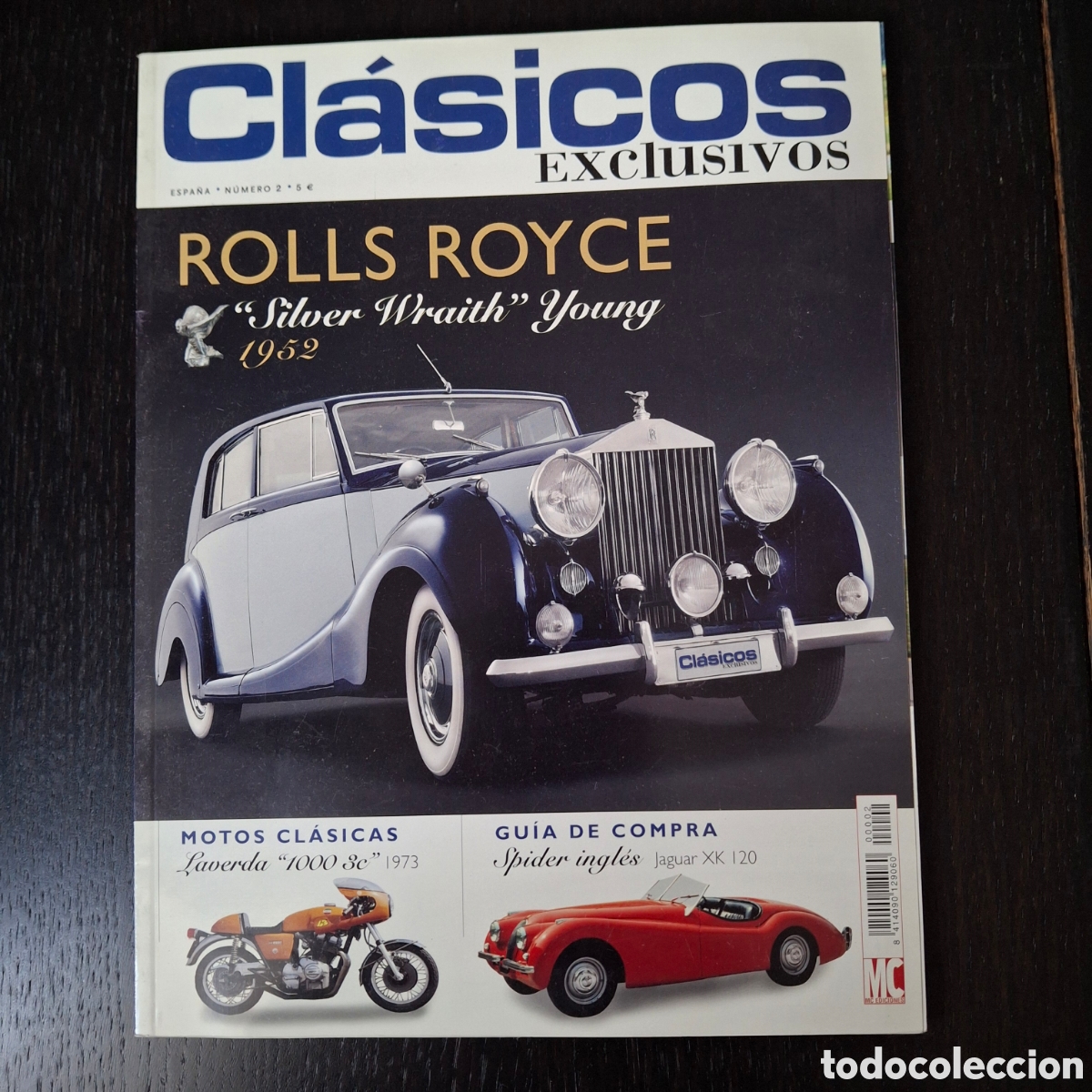 Coches: CLASICOS EXCLUSIVOS N&ordm; 2 - ROLLS ROYCE SILVER WRAITH LAVERDA 1000 JAGUAR XK 120 LANCIA FULVIA