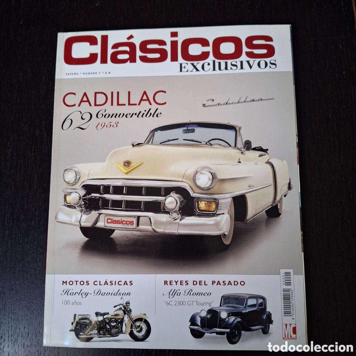 Coches: CLASICOS EXCLUSIVOS N&ordm; 1 - CADILLAC 62 CONVERTIBLE HARLEY DAVIDSON ALFA ROMEO 6C LANCIA 037 DELTA S4