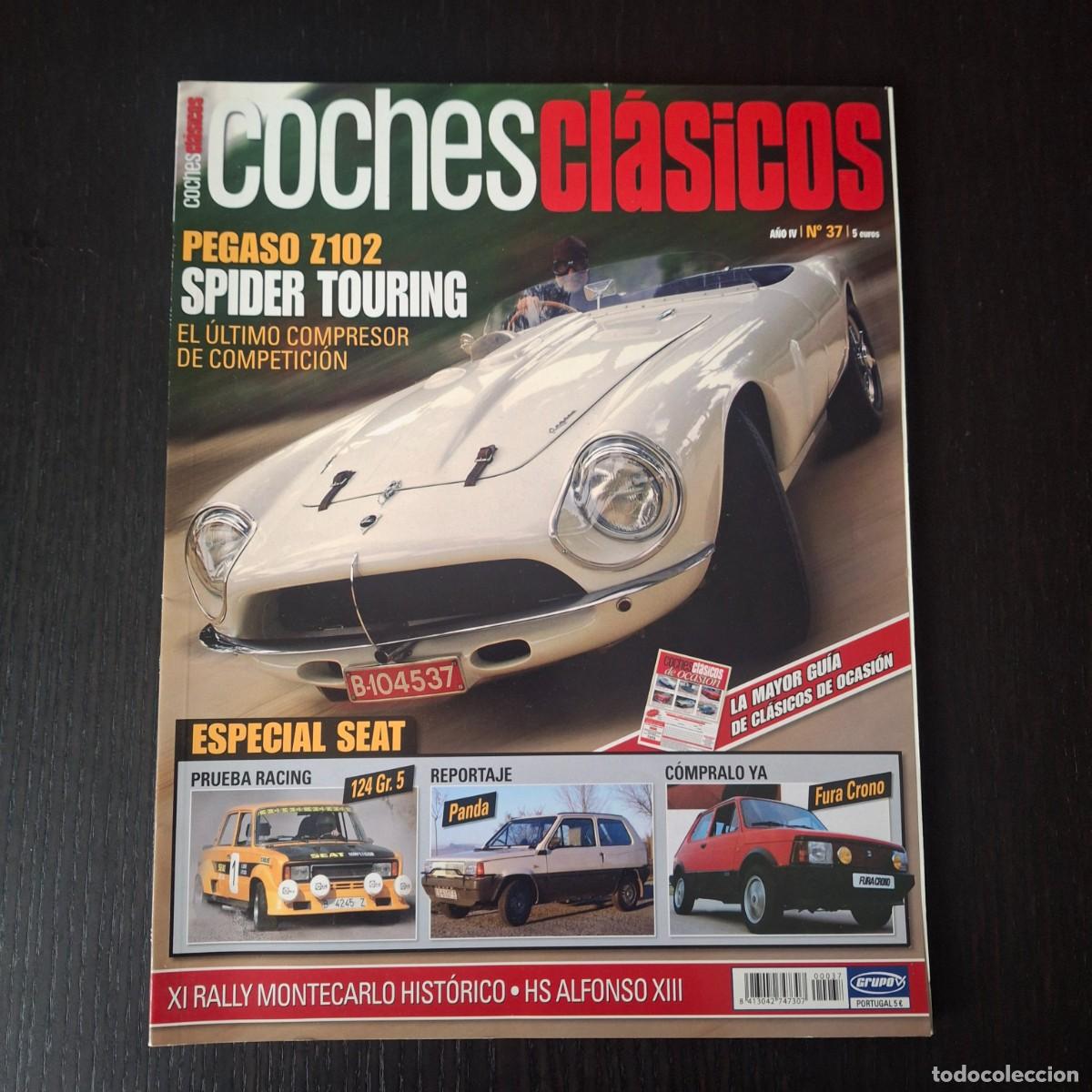 Coches: COCHES CLASICOS N&ordm; 37 - ESPECIAL SEAT PANDA FURA CRONO 124 Gr.5 PEGASO Z 102 RALLYE MONTECARLO