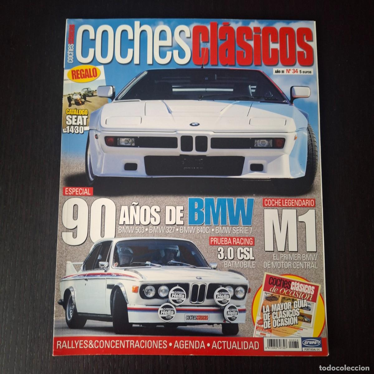 Coches: COCHES CLASICOS N&ordm; 34 - ESPECIAL BMW M1 503 327 840 Ci 3.0 CSL TOUR DE ESPA&Ntilde;A MARTINI LEGENDS