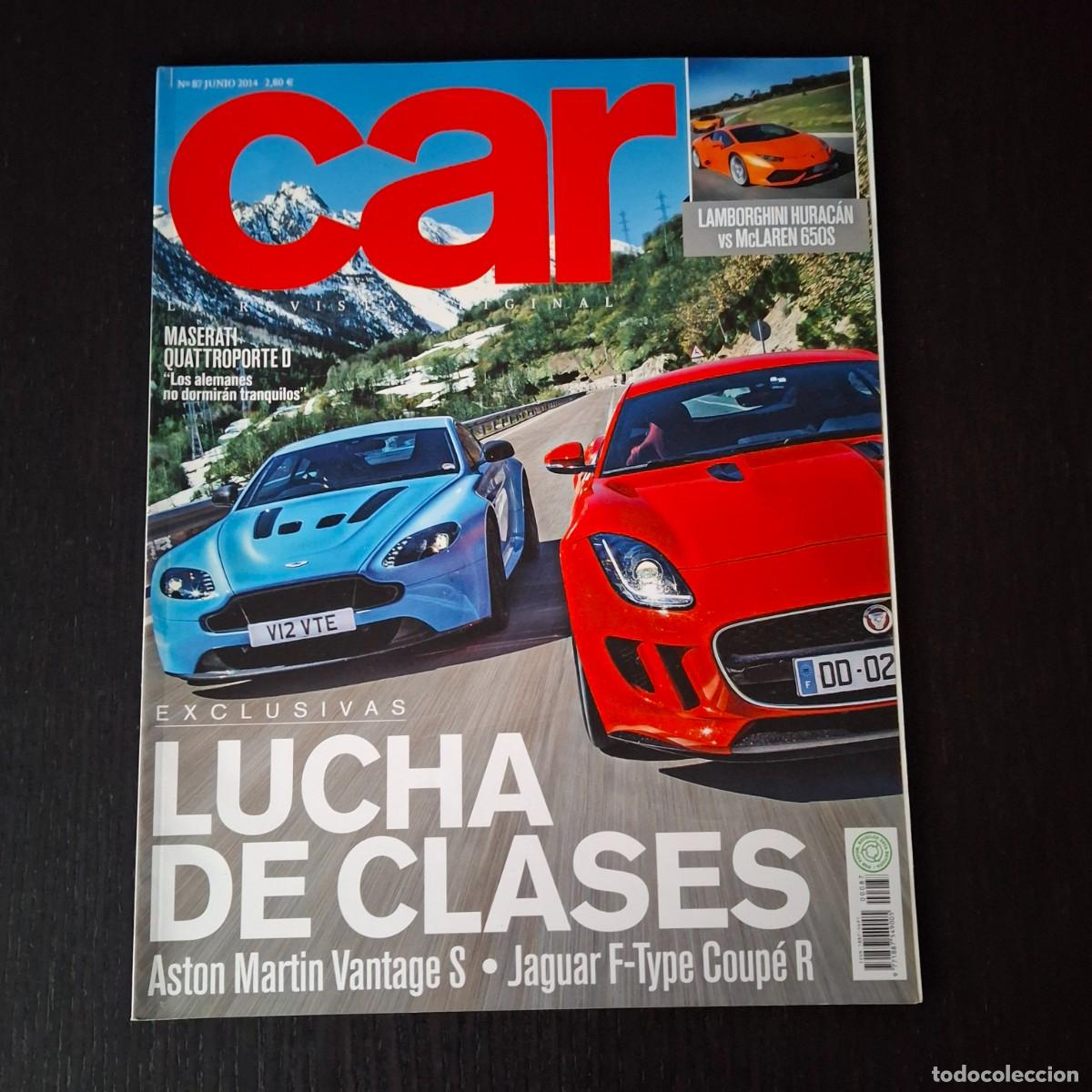 Coches: CAR N&ordm; 87 - ASTON MARTIN VANTAGE S JAGUAR F-TYPE COUPE R LAMBORGHINI HURACAN MCLAREN 650 S MASERATI