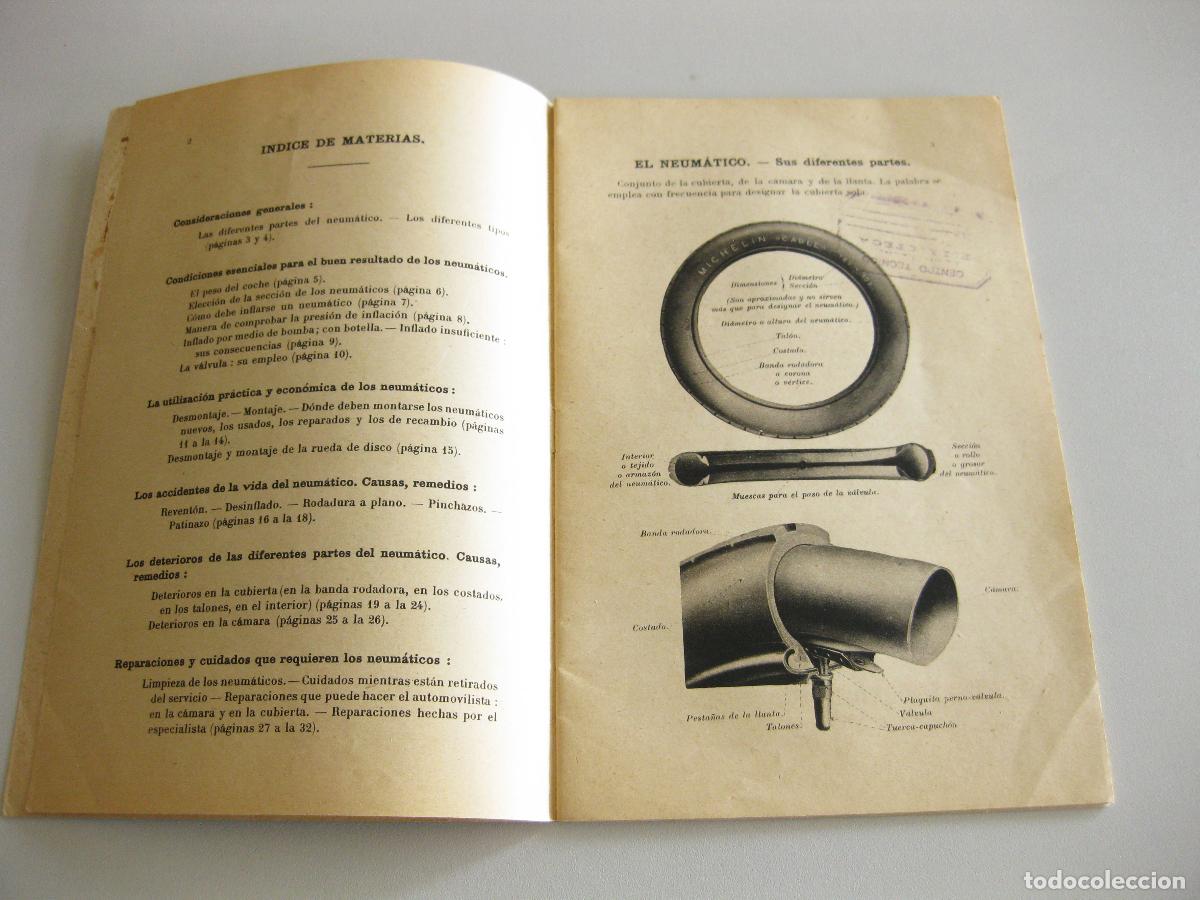 Coches: MANUAL PR&Aacute;CTICO DEL NEUM&Aacute;TICO MICHEL&Iacute;N. 1924 - Foto 5