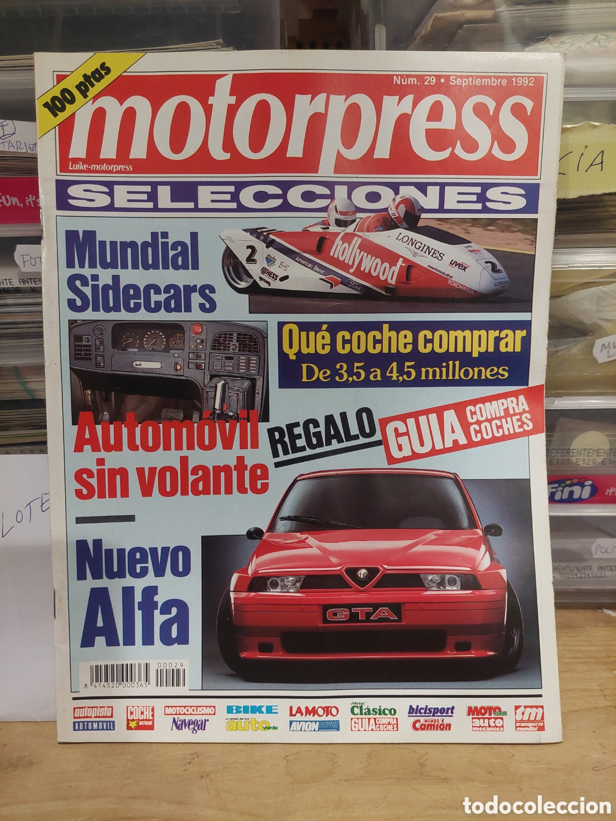 Coches: REVISTA MOTIR PRESS MUNDIAL SIDECARSNUEVO ALFA 1992 N&Uacute;MERO 29