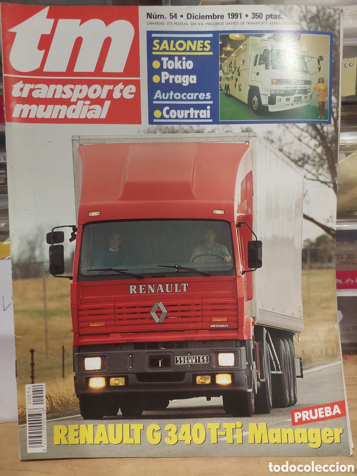 Coches: REVISTAS TM TRASPORTE MUNDIAL 54,53,52,51,48,47,46,45,44,43,42,41,40 1991/1992