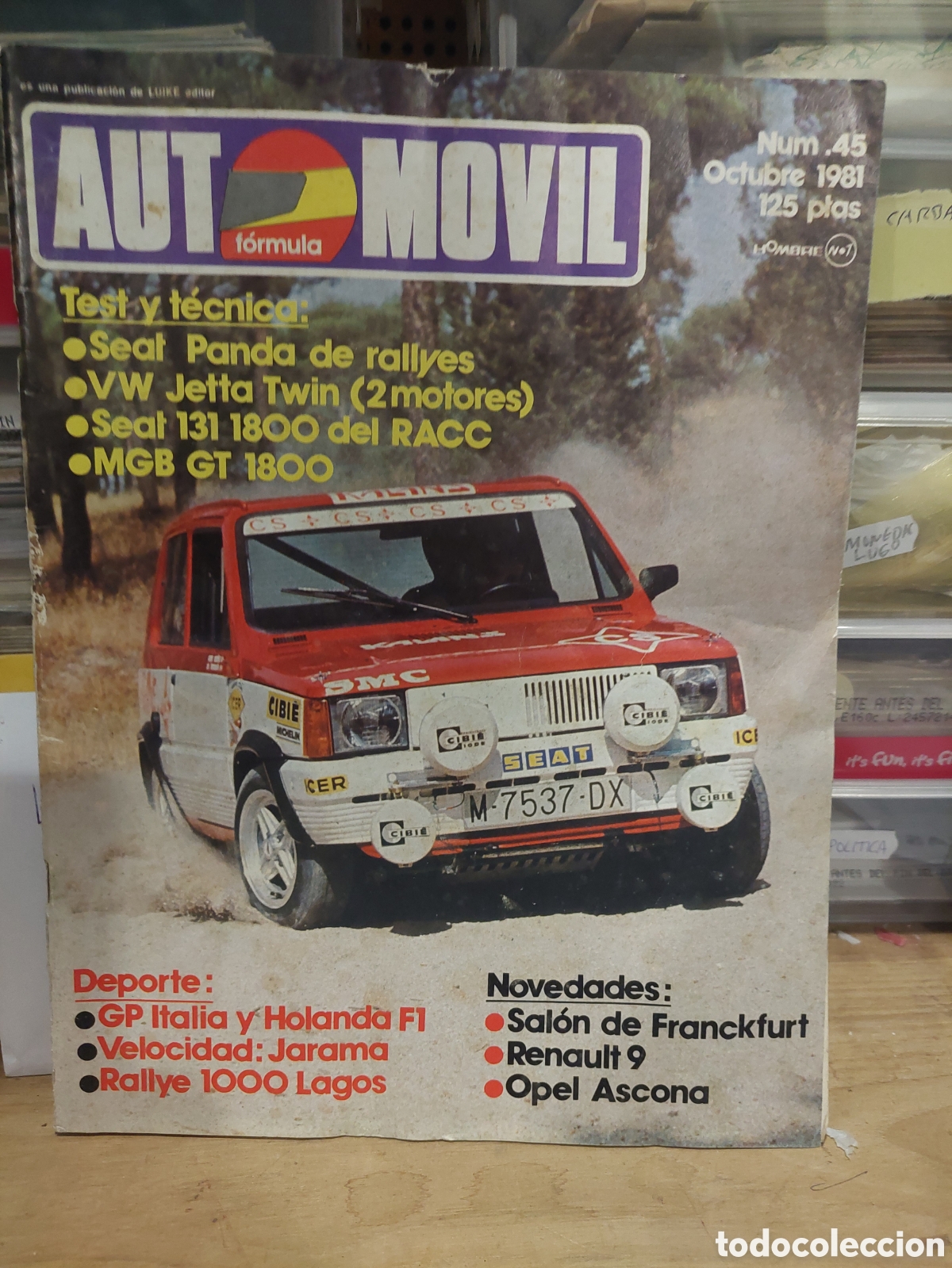 Coches: Lote REVISTAS AUTO F&Oacute;RMULA MIVIL 1981 LOTE