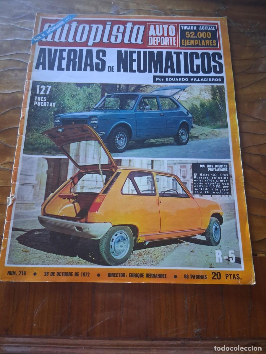 Coches: Revista coche autopista 716 Seat 600 L McLaren Cars M 20 mec&aacute;nica neum&aacute;ticos ruedas