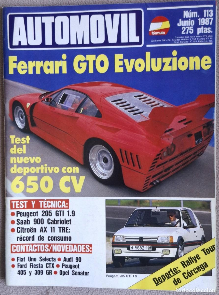 Coches: Revista Autom&oacute;vil N&ordm;113 mayo de 1987