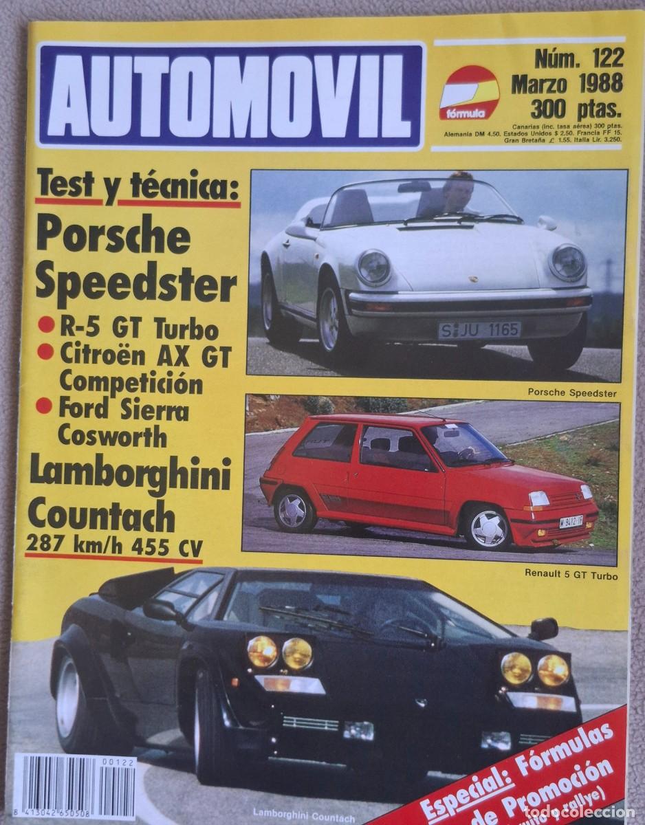 Coches: Revista Autom&oacute;vil N&ordm;122 noviembre de 1988