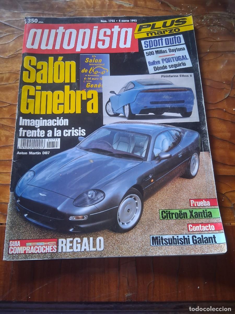 Coches: Revista coche autopista 1755 Citro&euml;n Xantia Aston Martin DB7 Carlos Sainz