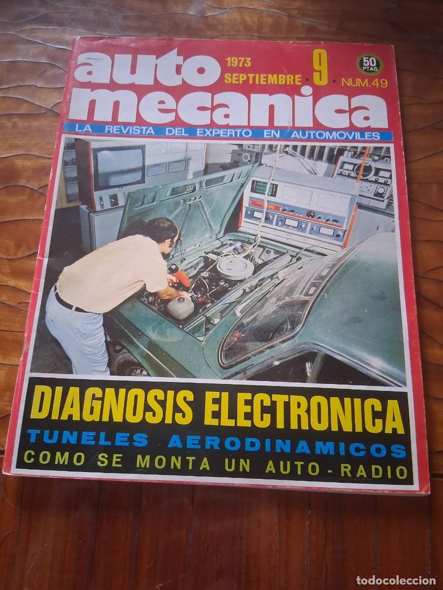 Coches: Revista mec&aacute;nica popular septiembre 1973 49 motores Mercedes Benz 240 D 230 4 Jacques Benezech
