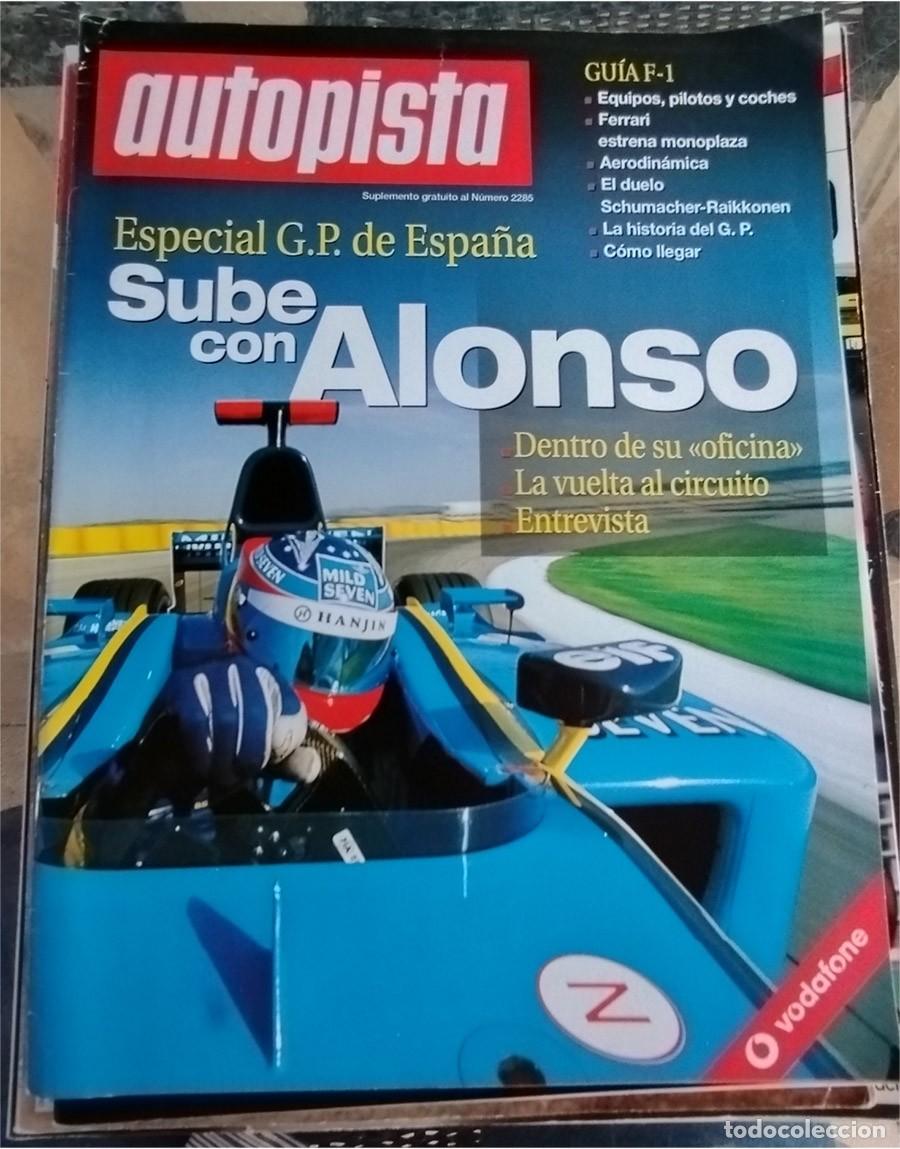 Coches: AUTOPISTA SUPLEMENTO ESPECIAL GP DE ESPA&Ntilde;A GUIA FORMULA 1
