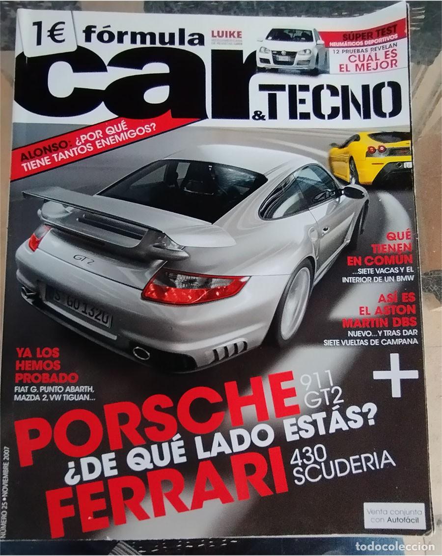 Coches: AUTOFACIL CAR FORMULA Y TECNO 2007 N.&ordm; 25 NEUMATICOS DEPORTIVOS CUAL ES EL MEJOR PORSCHE / FERRARI