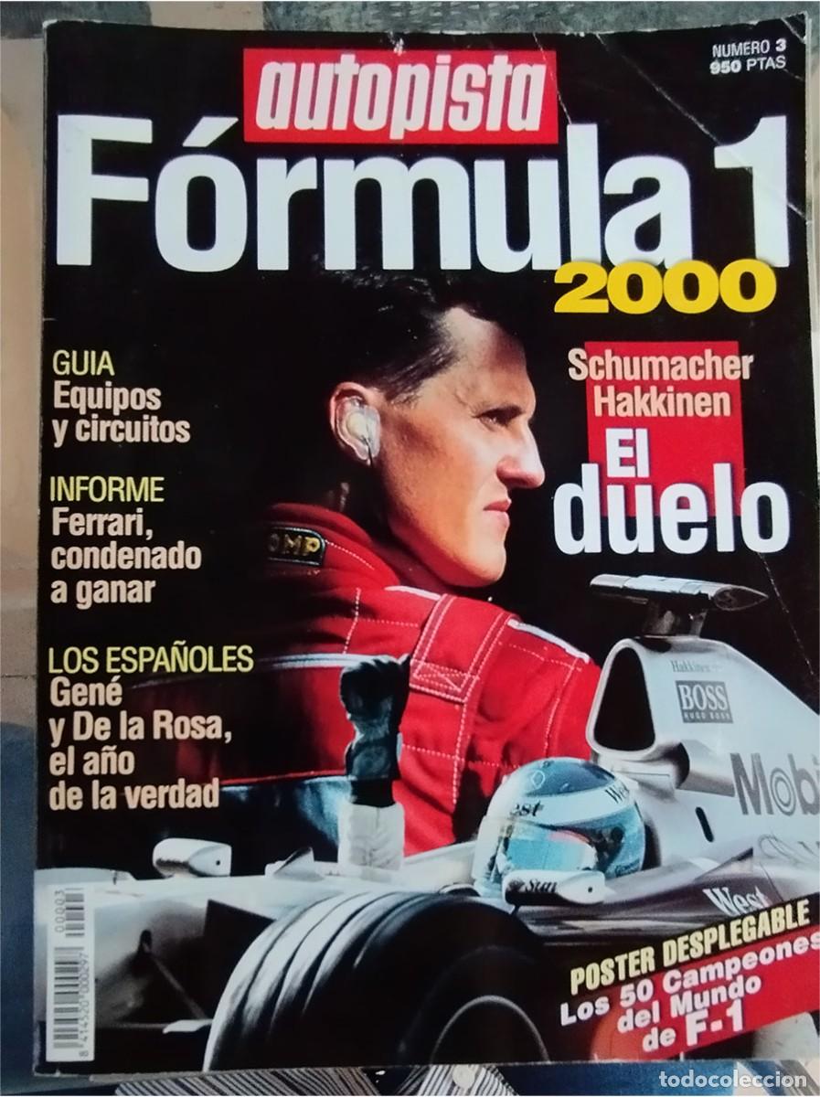 Coches: AUTOPISTA FORMULA 1 2000 N.&ordm; 3 POSTER LOS 50 CAMPEONES DEL MUNDO DE F1 112 PAGINAS
