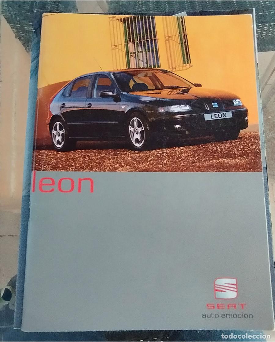 Coches: SEAT LEON FOLLETO COMERCIAL (NEGRO)