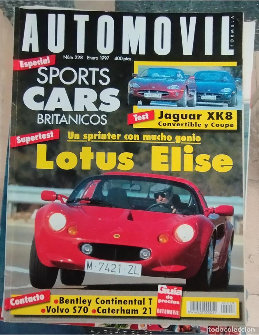 Coches: AUTOMOVIL N.&ordm; 228 1997 ESPECIAL SPORTS CARS BRITANICOS LOTUS ELISE 126 PAGINAS