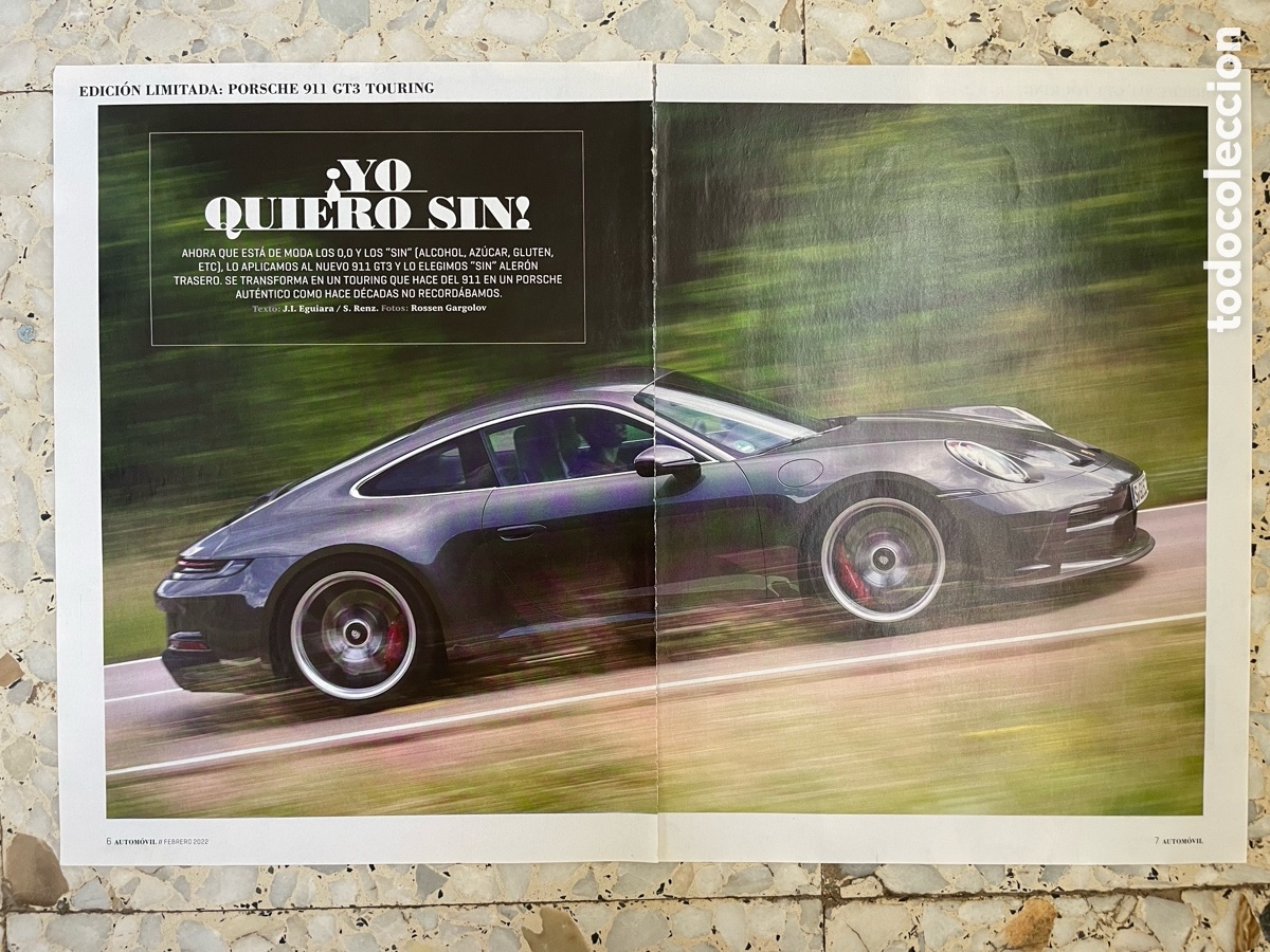 Coches: Hojas Publicidad Porsche 911 GT3 TOURING