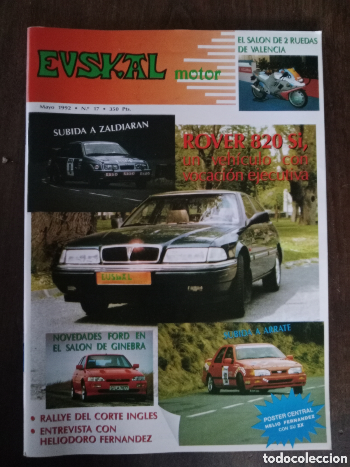 Coches: Revista Euskal motor n. 17 de 1992 autom&oacute;vil