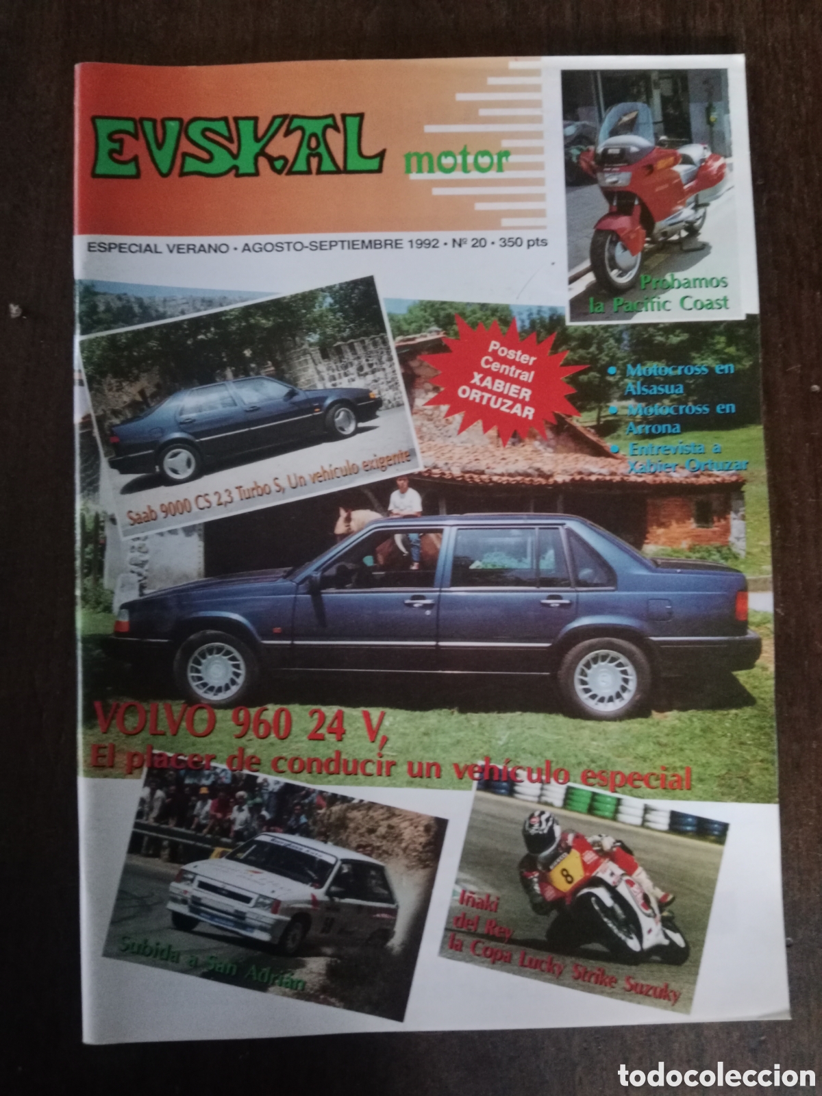 Coches: Revista Euskal motor n. 20 de 1992 autom&oacute;vil