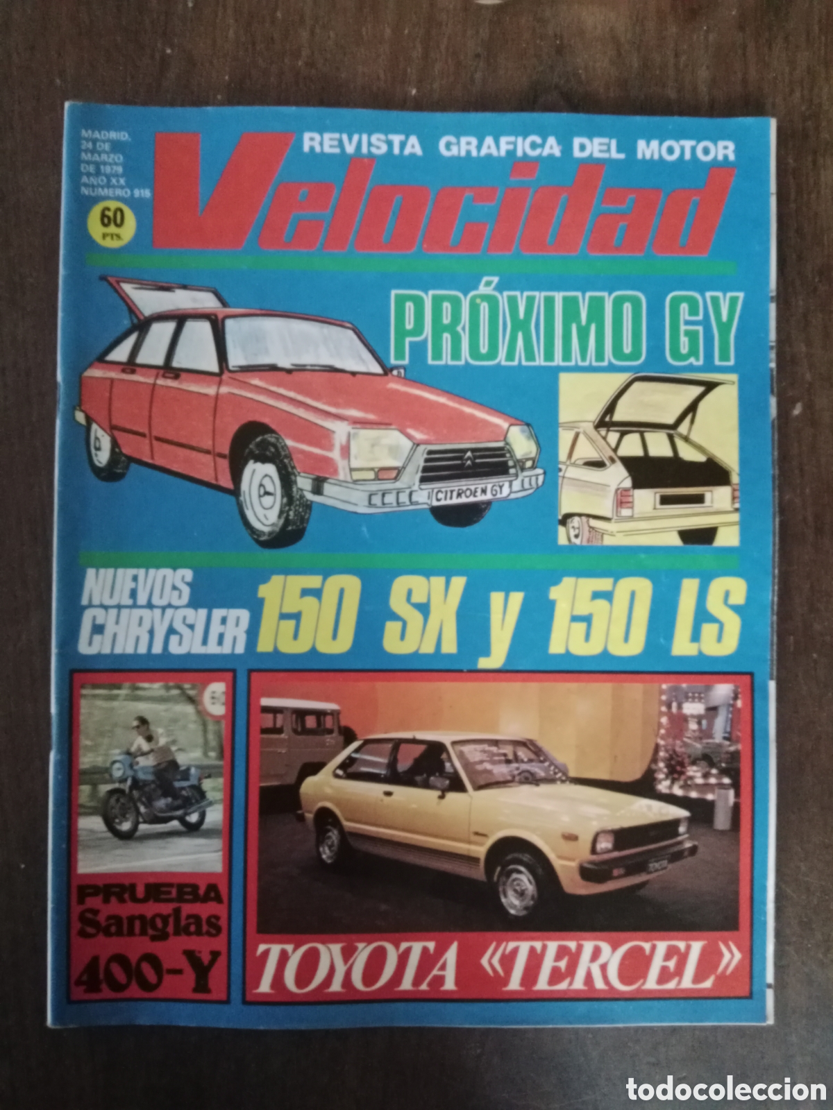 Coches: Revista velocidad n..915 de 1979 autom&oacute;vil