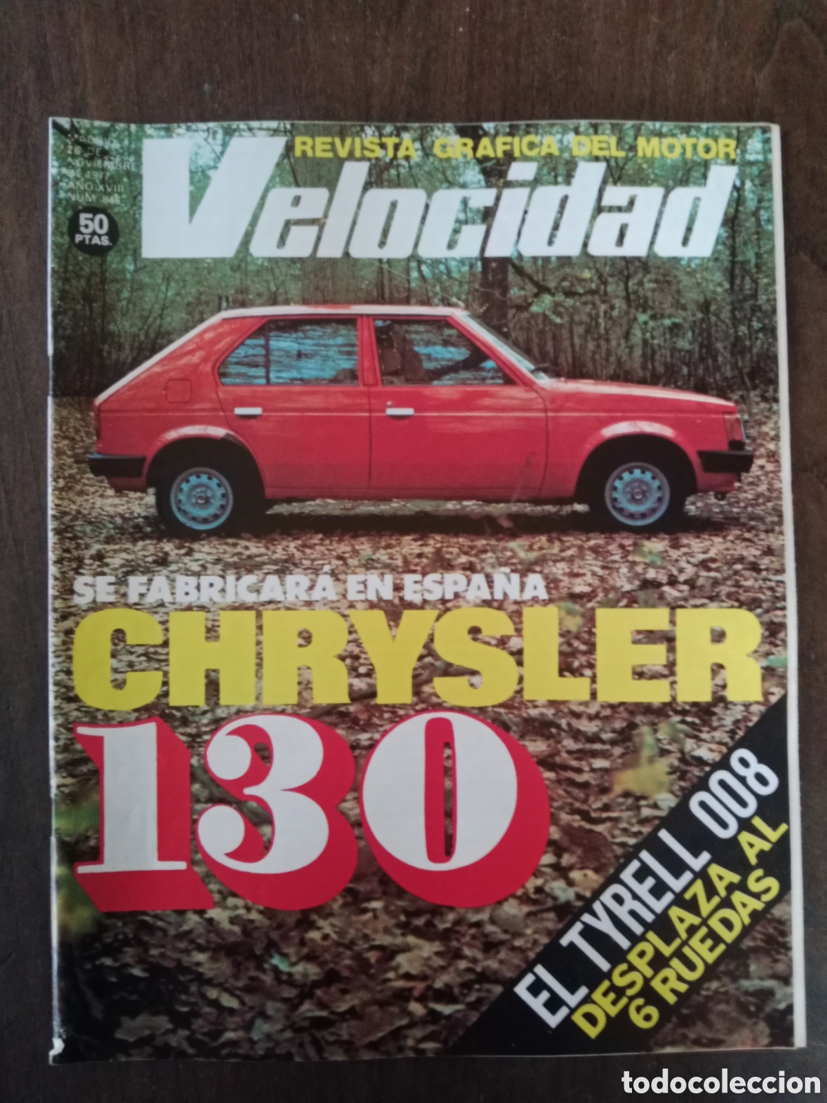 Coches: Revista velocidad n. 846 de 1977 autom&oacute;vil Chrysler