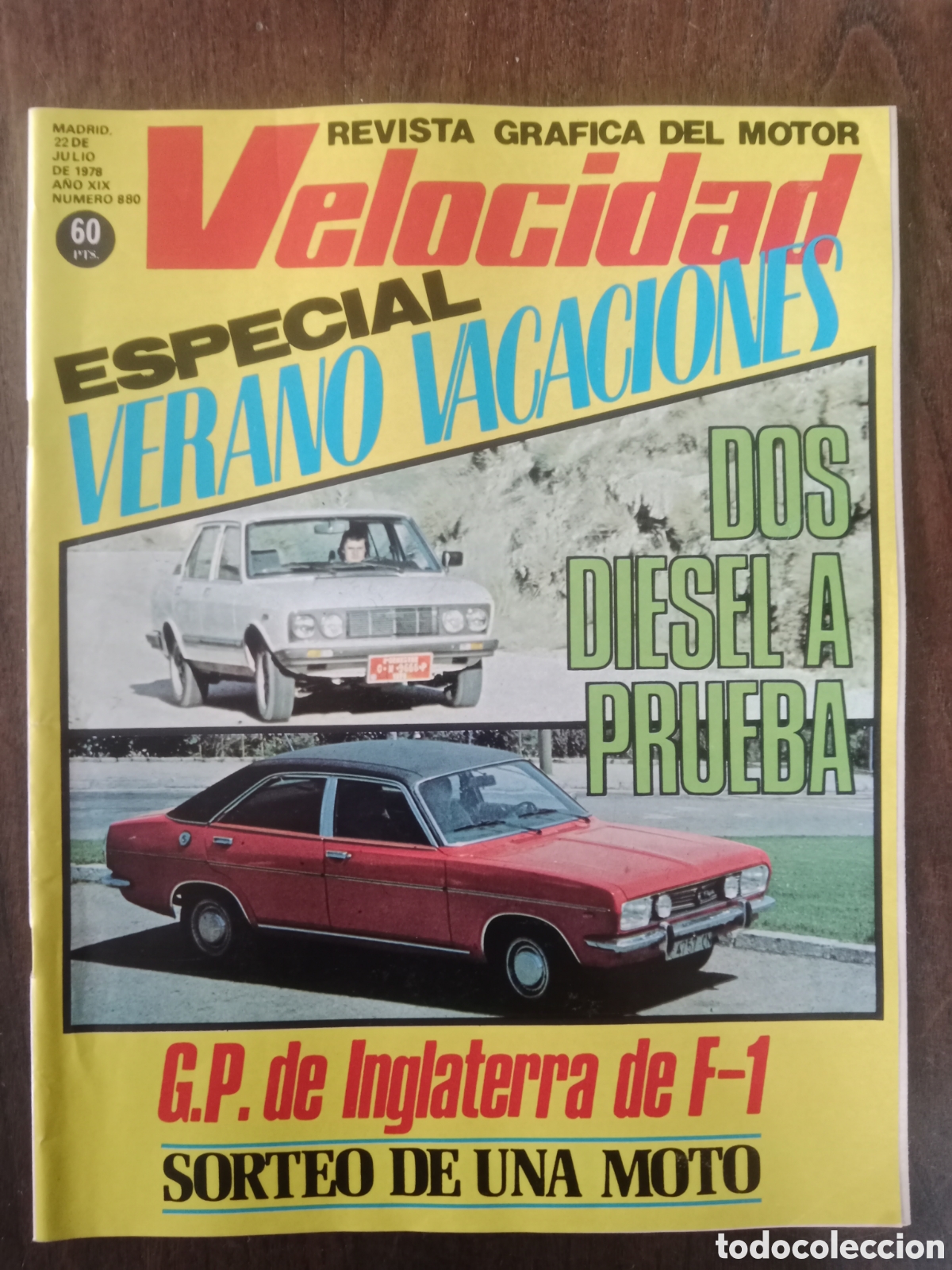 Coches: Revista velocidad n 880 de 1978 autom&oacute;vil Seat Chrysler