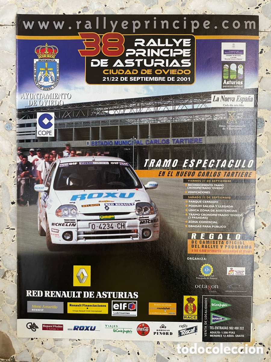 Coches: Publicidad Rallye Pr&iacute;ncipe de Asturias