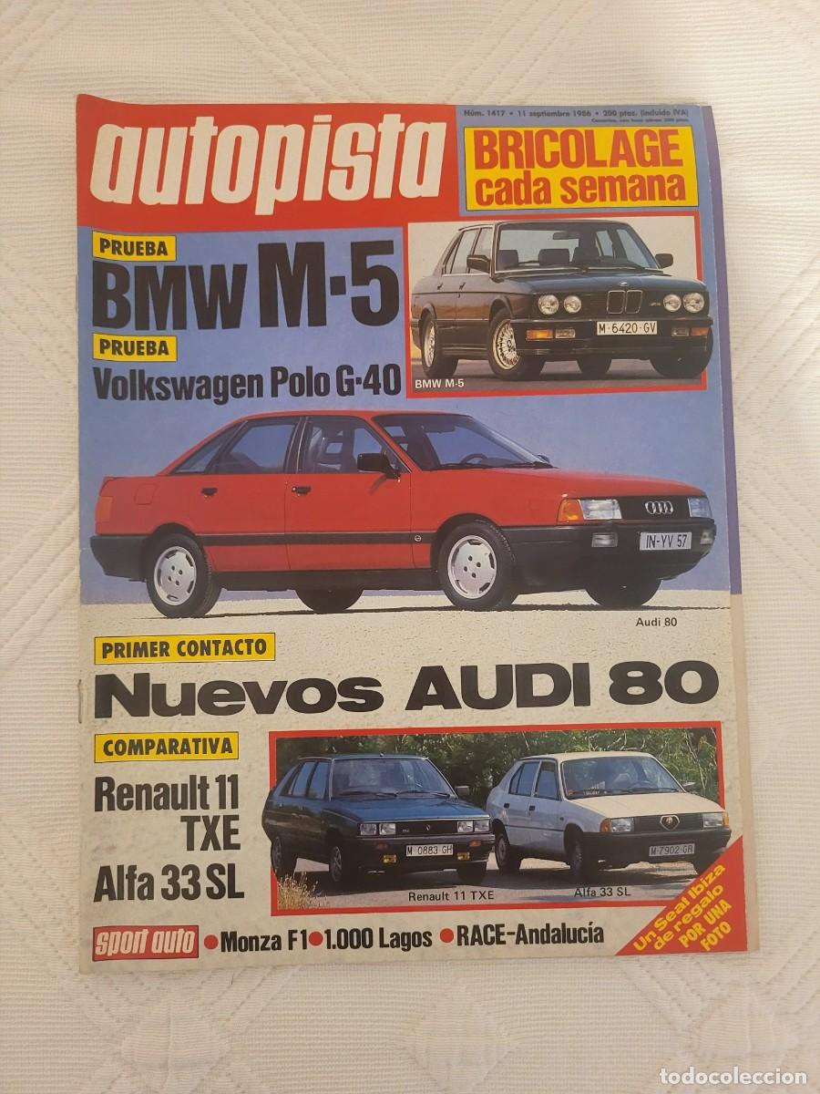 Coches: AUTOPISTA N&ordm; 1417 - SEPTIEMBRE 1986