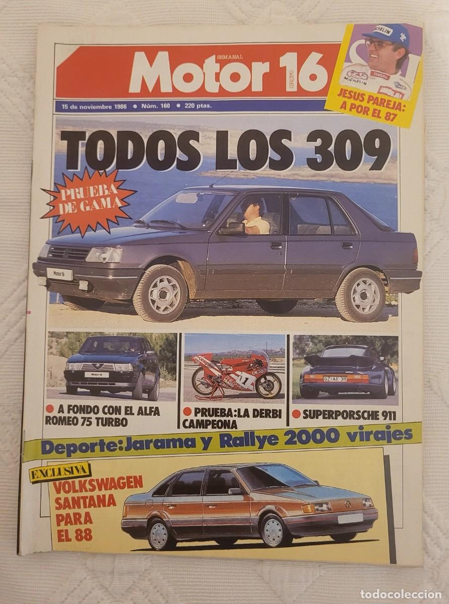 Carros: MOTOR16 N&ordm; 160 - NOVIEMBRE 1986