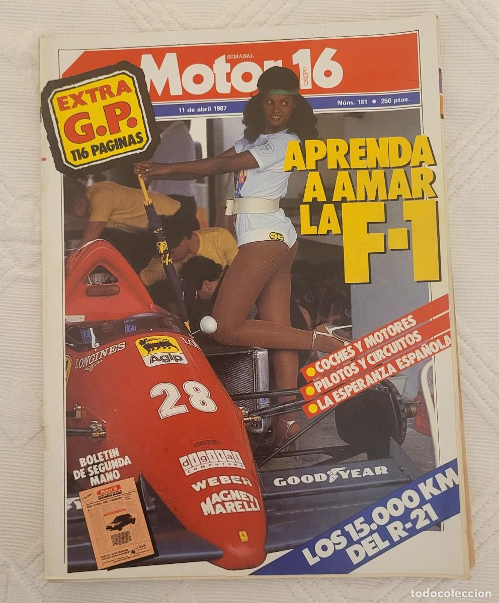 Carros: MOTOR16 N&ordm; 181 - ABRIL 1987