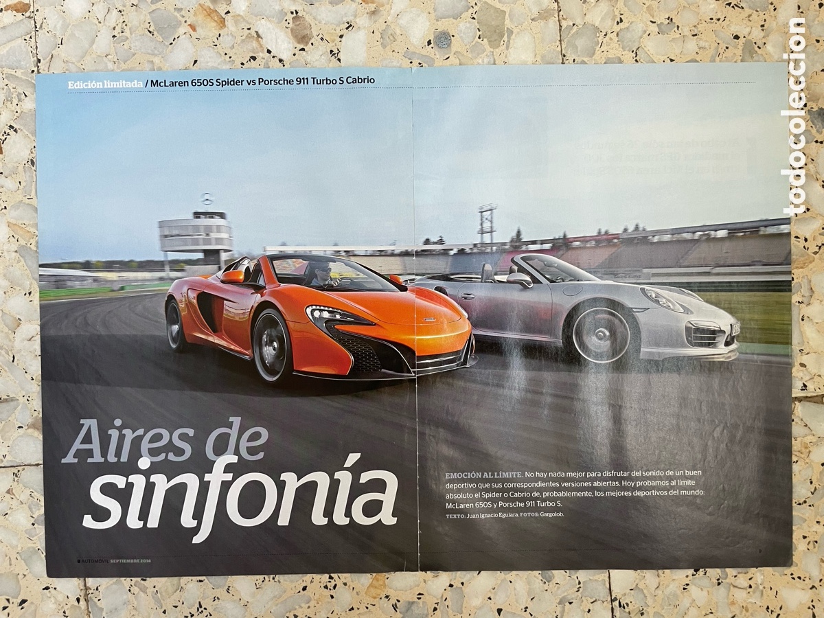 Coches: Publicidad MC Laren 650S y Porsche 911 Turbo S