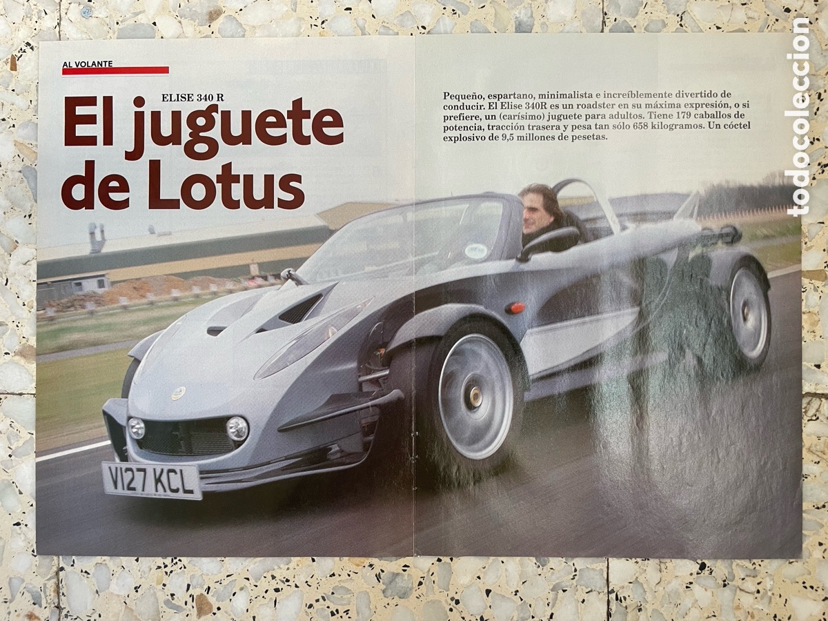 Coches: Publicidad Lotus Elise 340 R